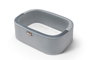 Hanah Home Cuna 90x58x70 cm Gris y Blanco con Estructura Metálica y Tejido Poliéster Fácil Limpieza